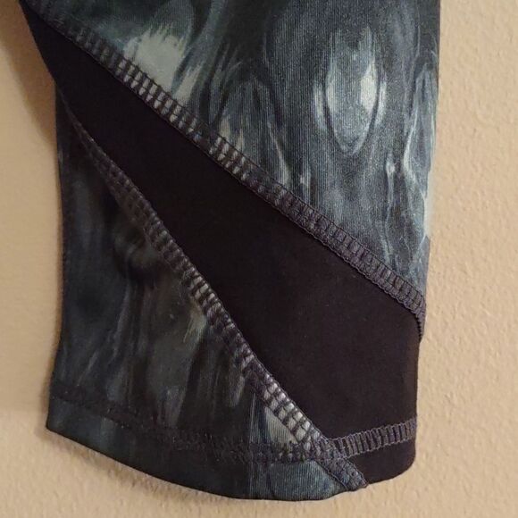 Kyodan pull on size L teal abstract jogger back zip‎ pocket front slip in pocket - Picture 4 of 10